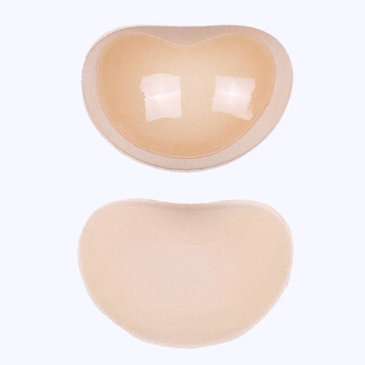 Chest Push up Sticky Bra Thicker Sponge Bra Pads Breast Lift up Enhancer Silicone Removeable Inserts Swimsuit Invisible Bra
